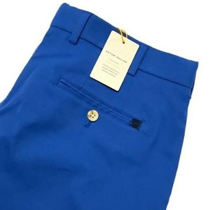 Peter Millar Crown Sport Mens 33x34 Starboard Blue Performance Trouser Pants